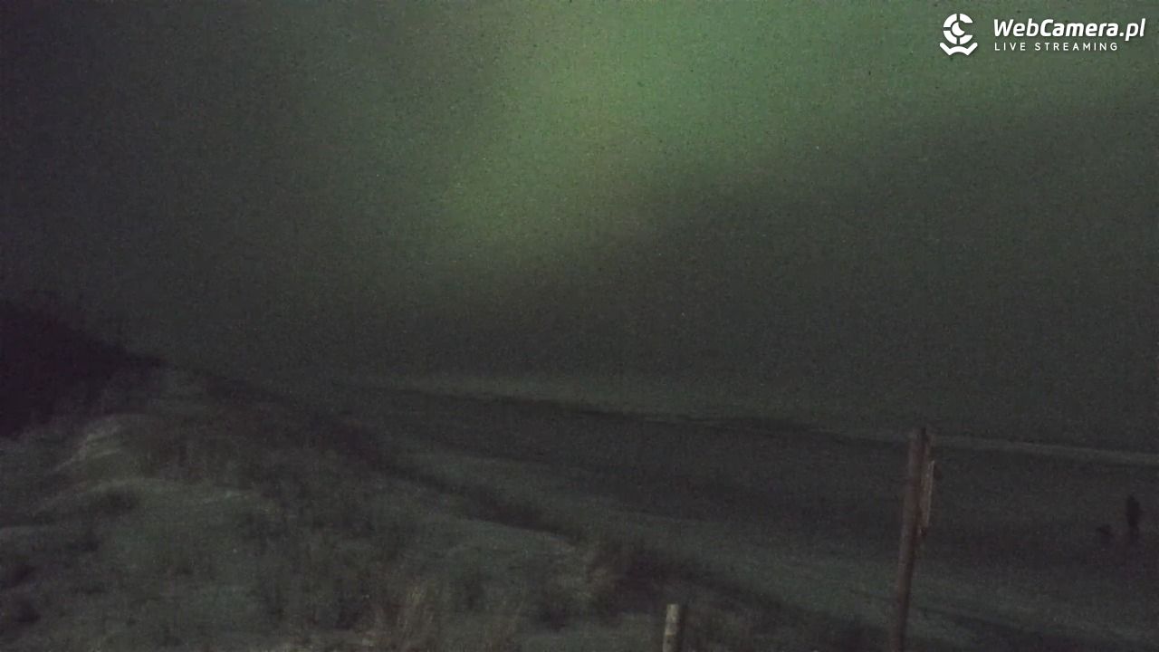 DĘBKI - widok na plażę - 19 styczeń 2026, 22:32