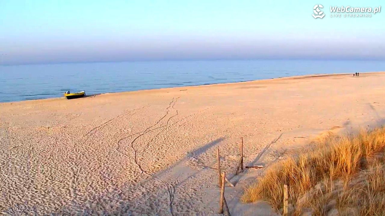 DĘBKI - widok na plażę - 08 marzec 2026, 16:25