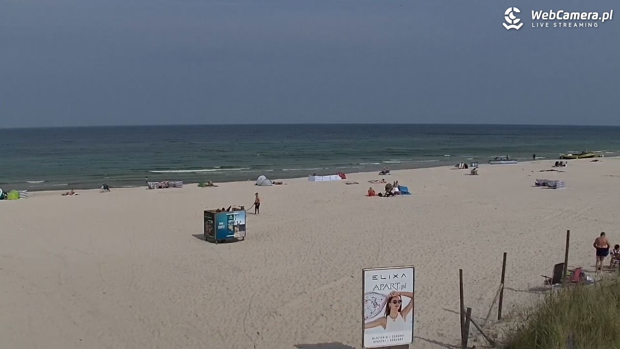 DĘBKI - widok na plażę - 02 wresień 2025, 12:51