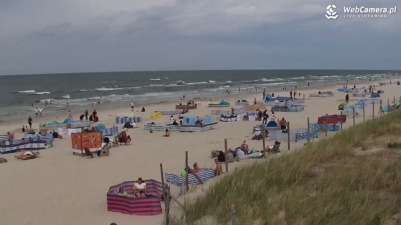 DĘBKI - widok na plażę - 22 lipiec 2026, 14:47