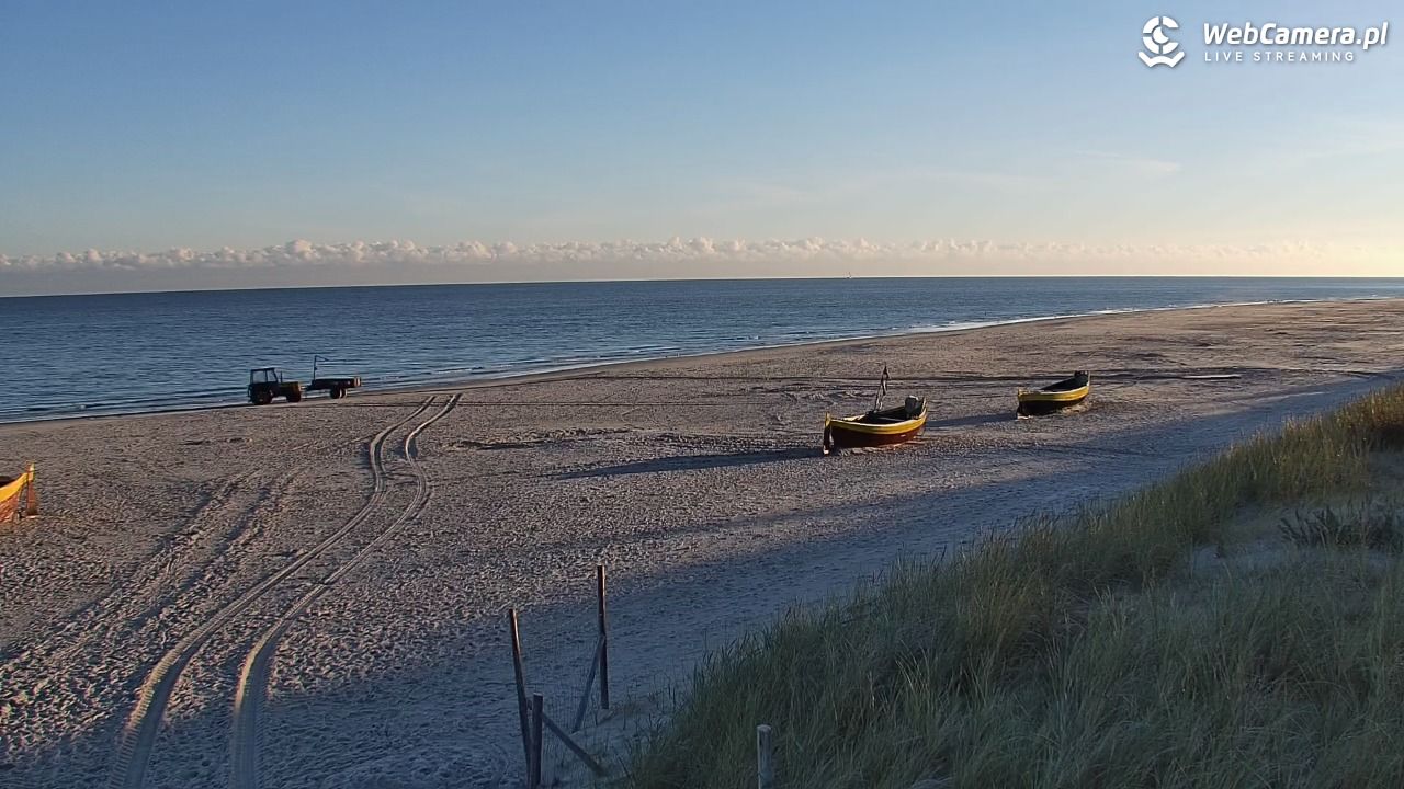 DĘBKI - widok na plażę - 20 październik 2025, 08:23