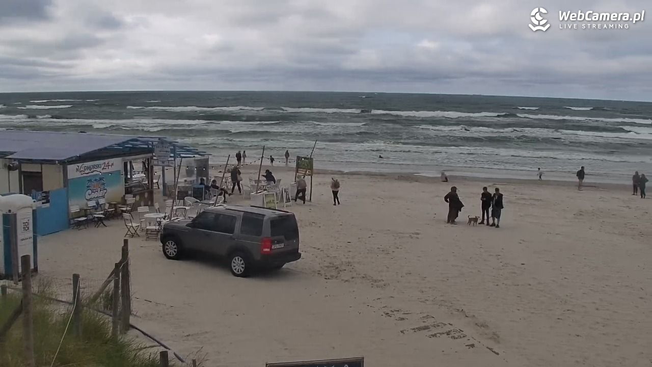 DĘBKI - widok na plażę - 23 lipiec 2026, 17:13