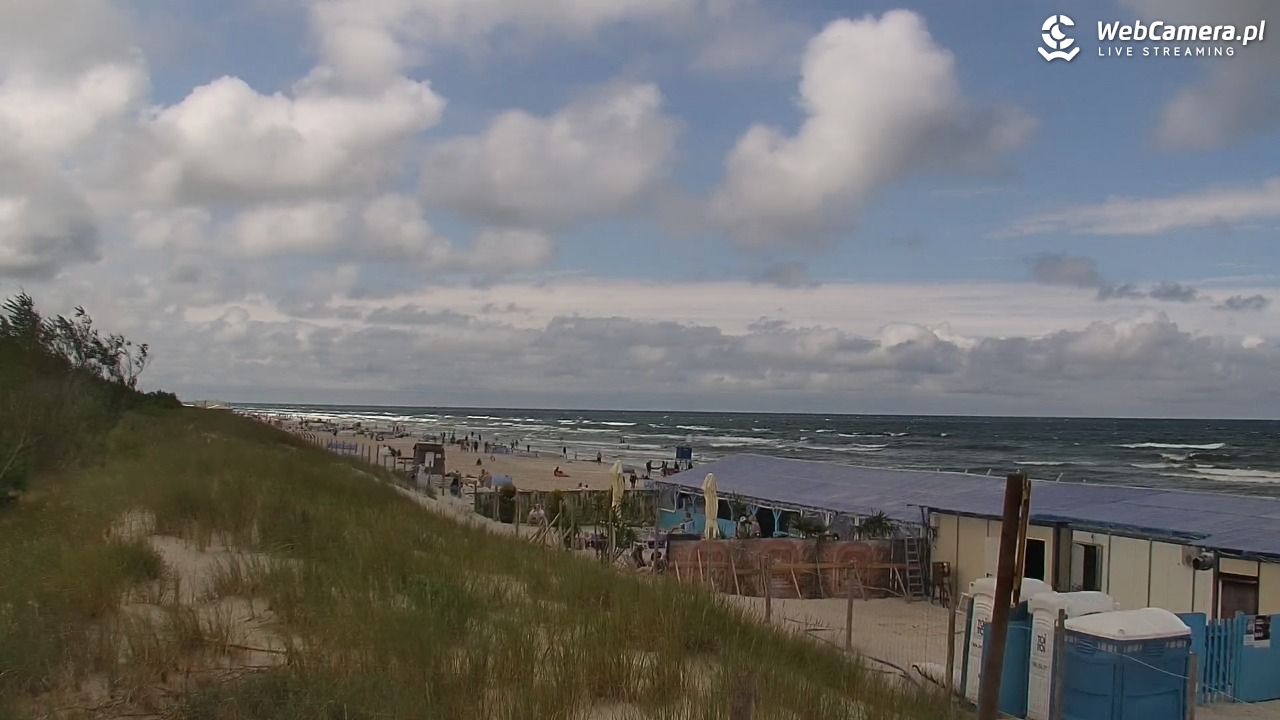 DĘBKI - widok na plażę - 23 lipiec 2026, 14:03