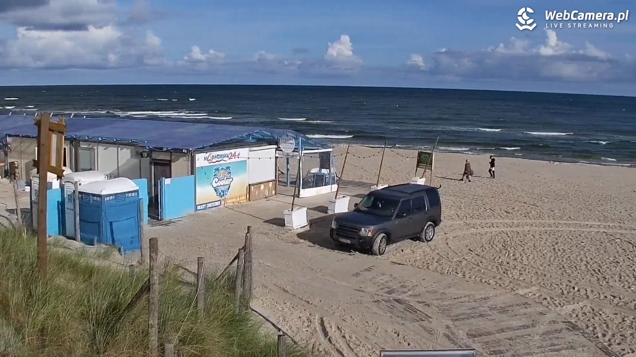 DĘBKI - widok na plażę - 02 wresień 2026, 08:59