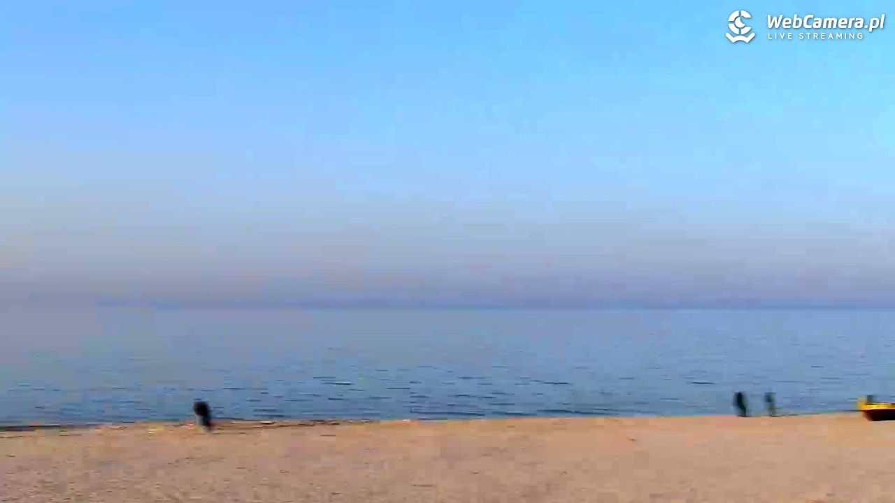 DĘBKI - widok na plażę - 08 marzec 2026, 16:22