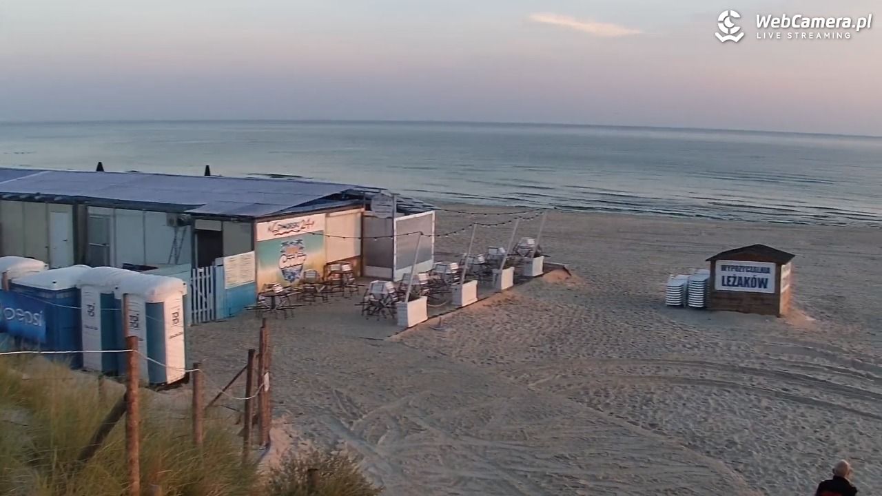 DĘBKI - widok na plażę - 02 wresień 2025, 06:19