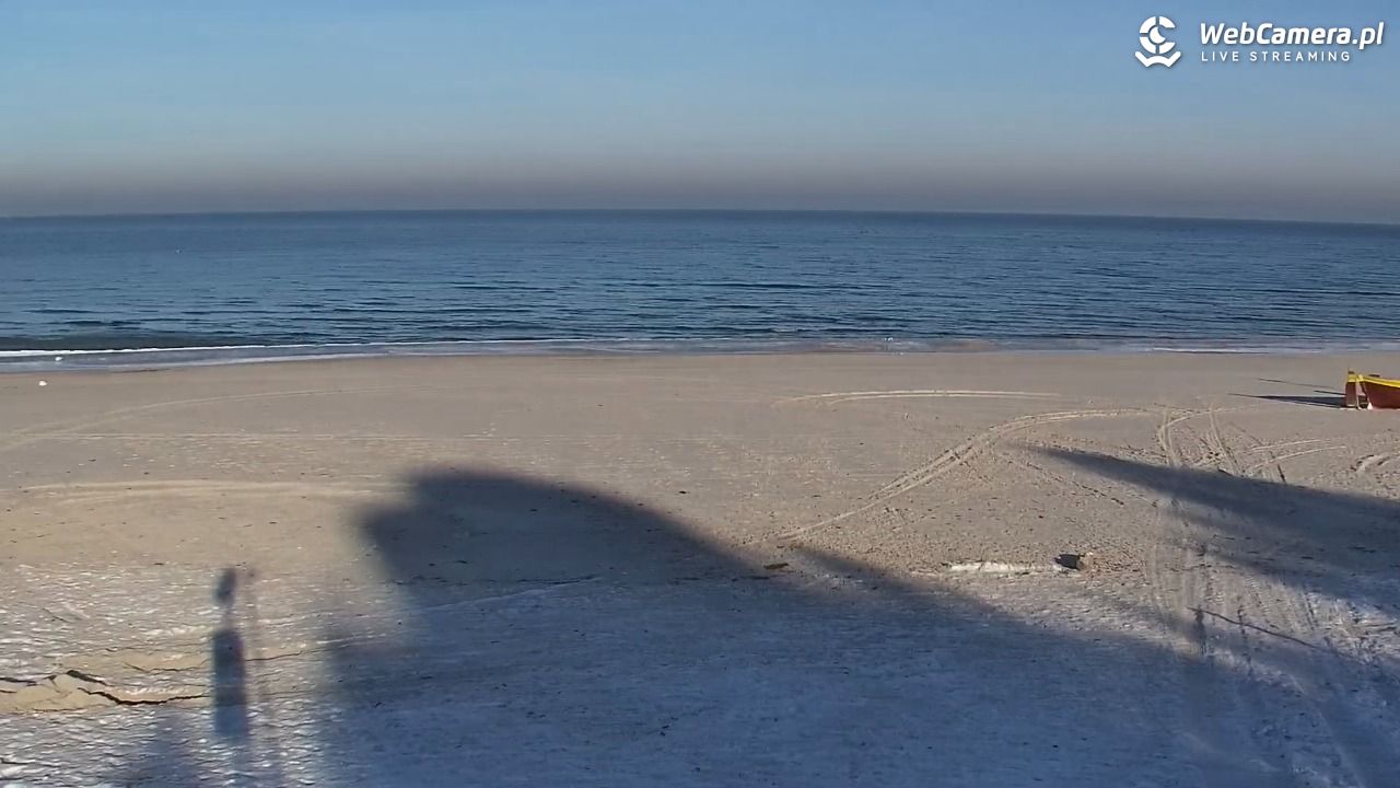 DĘBKI - widok na plażę - 19 styczeń 2026, 11:29