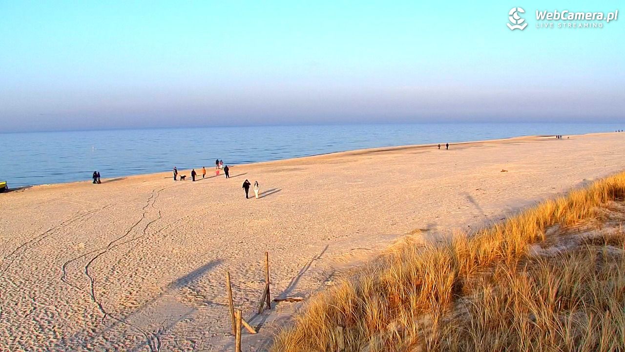 DĘBKI - widok na plażę - 08 marzec 2026, 16:23