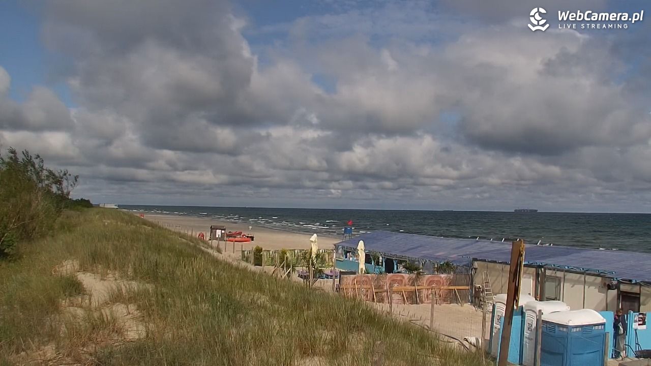 DĘBKI - widok na plażę - 23 lipiec 2026, 09:44