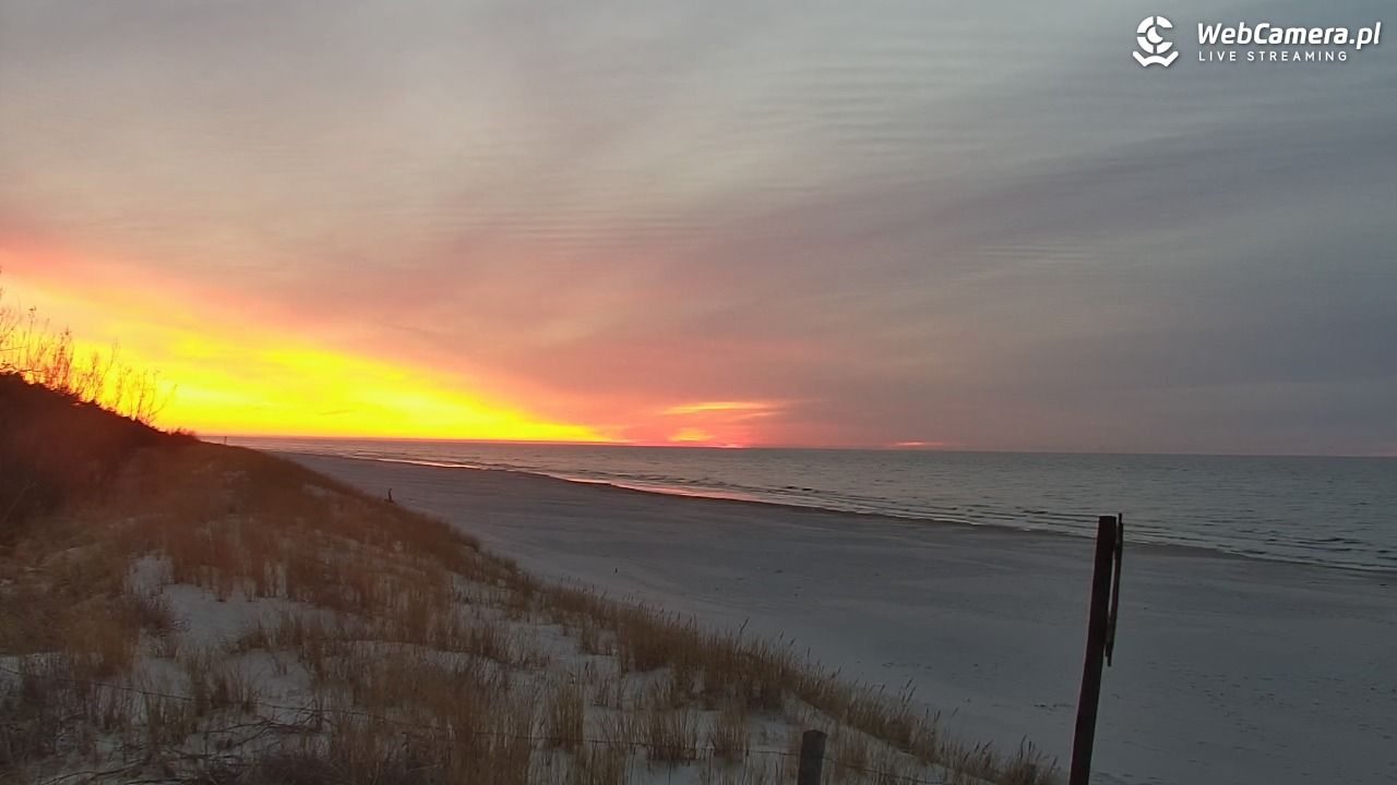 DĘBKI - widok na plażę - 22 kwiecień 2026, 20:15
