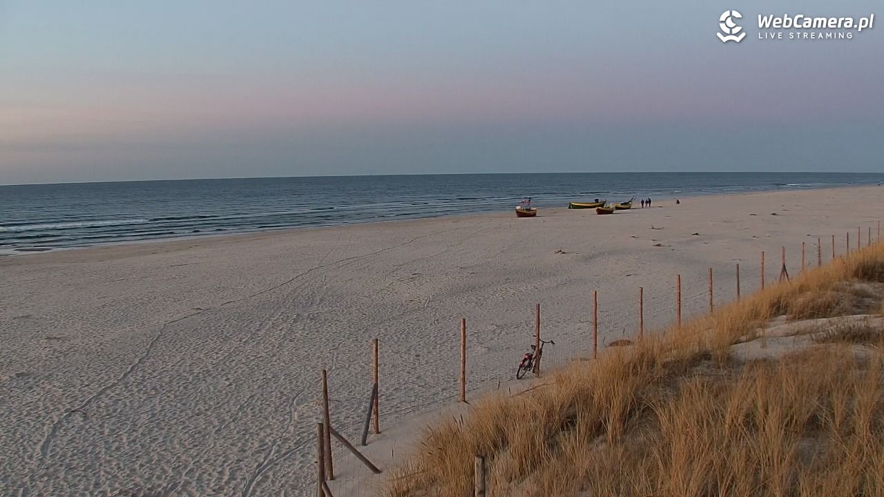 DĘBKI - widok na plażę - 27 kwiecień 2025, 20:26