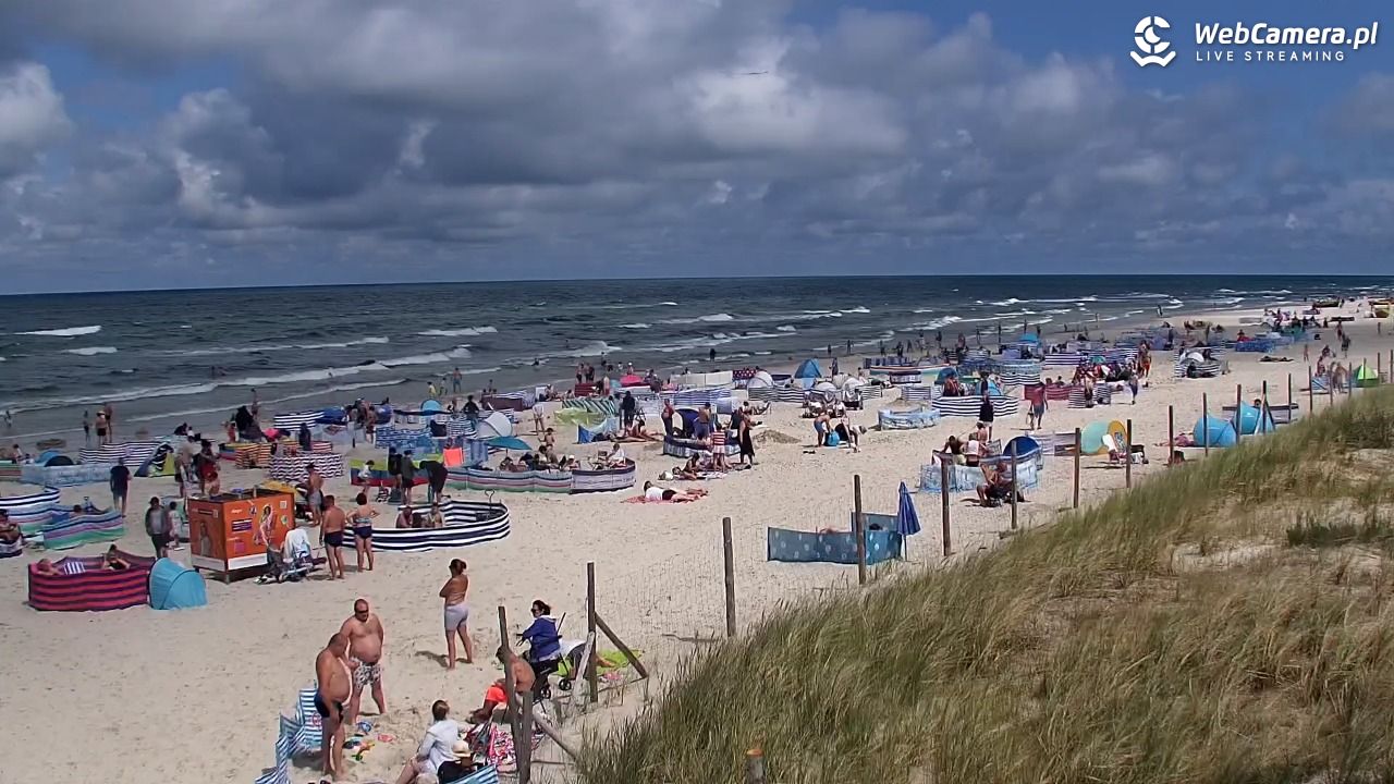 DĘBKI - widok na plażę - 23 lipiec 2026, 13:27