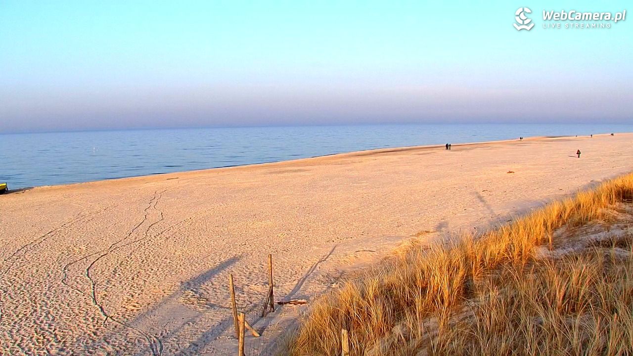 DĘBKI - widok na plażę - 08 marzec 2026, 16:25