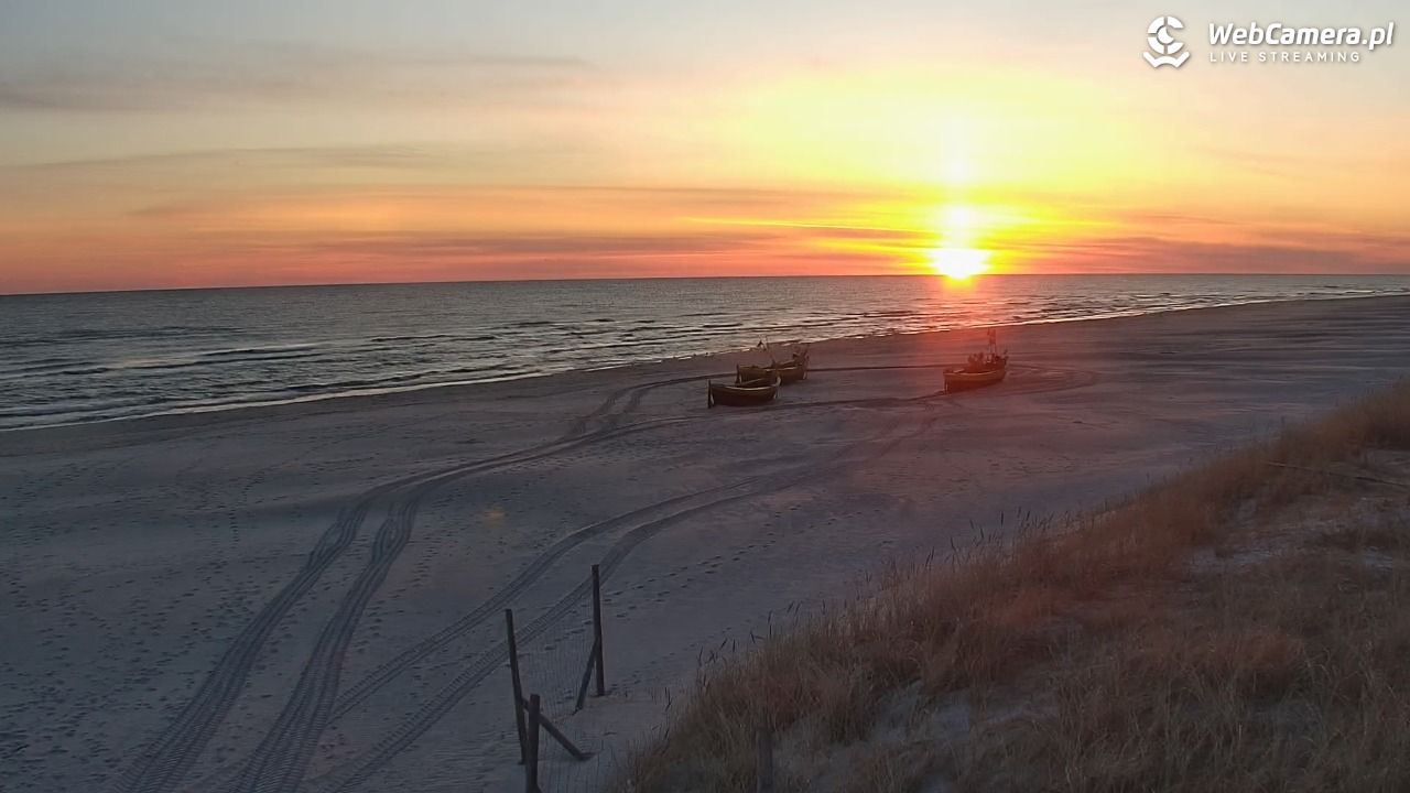 DĘBKI - widok na plażę - 22 kwiecień 2026, 05:31