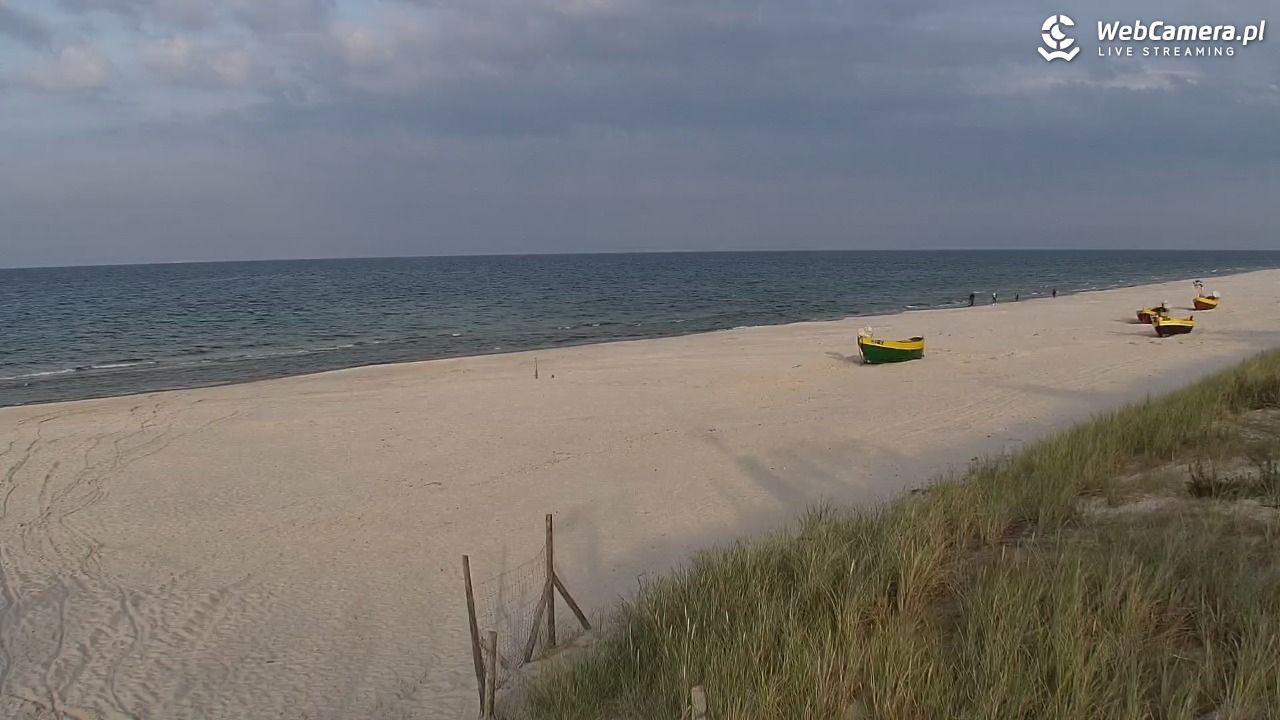 DĘBKI - widok na plażę - 17 październik 2026, 14:07