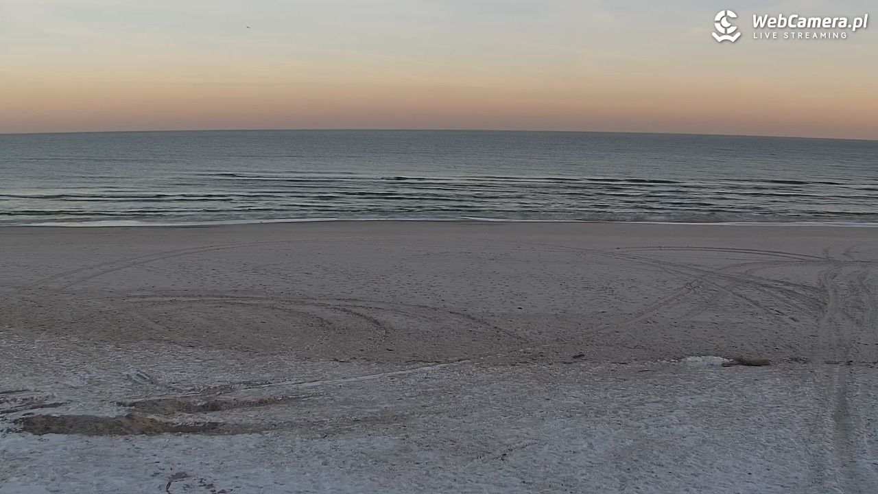 DĘBKI - widok na plażę - 18 styczeń 2026, 08:35