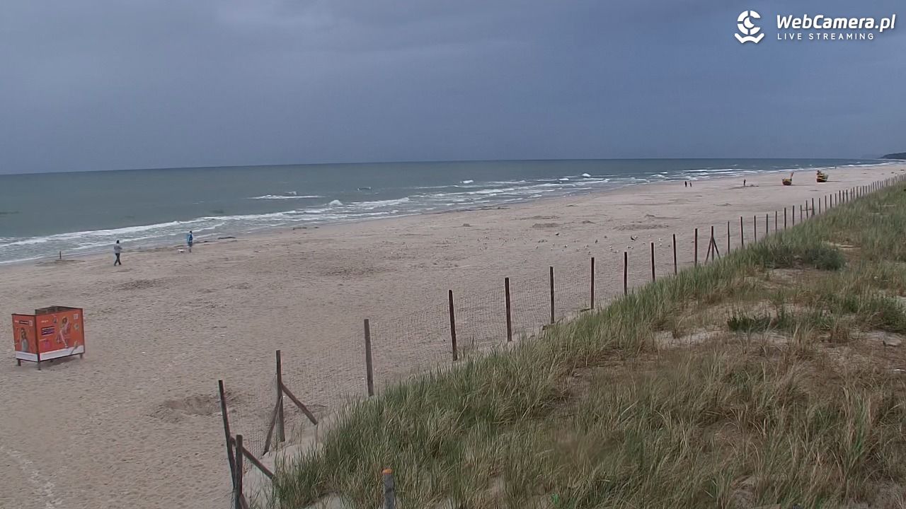 DĘBKI - widok na plażę - 22 lipiec 2026, 20:10