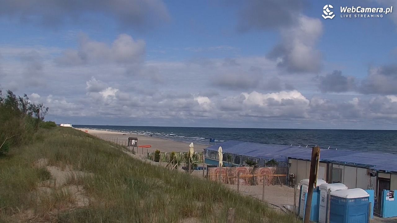 DĘBKI - widok na plażę - 23 lipiec 2026, 08:51