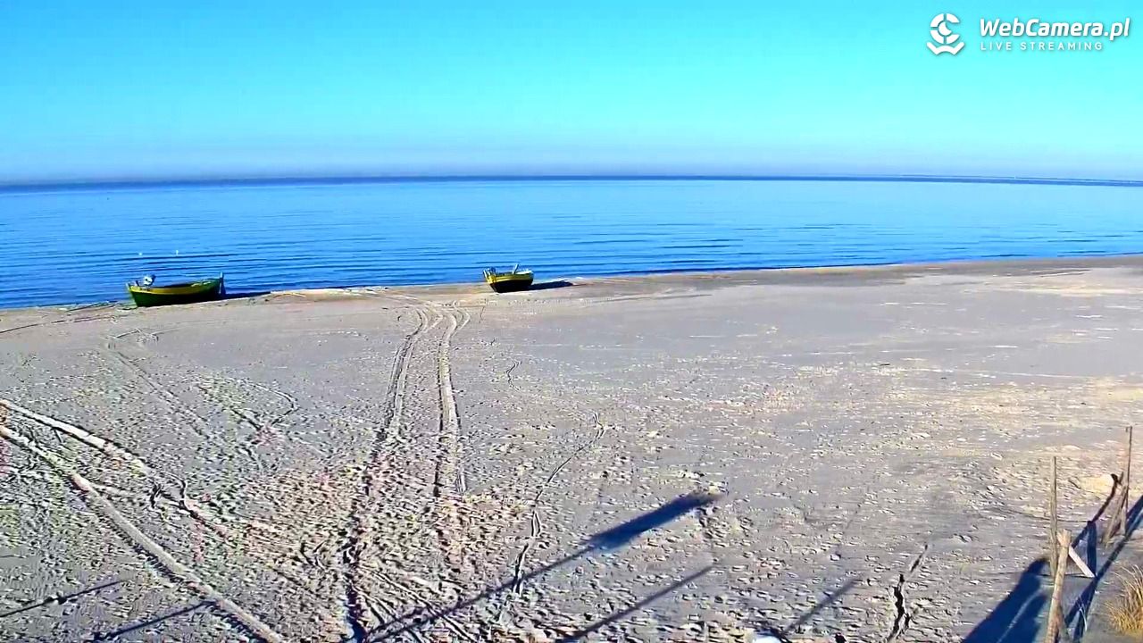 DĘBKI - widok na plażę - 06 marzec 2026, 15:48