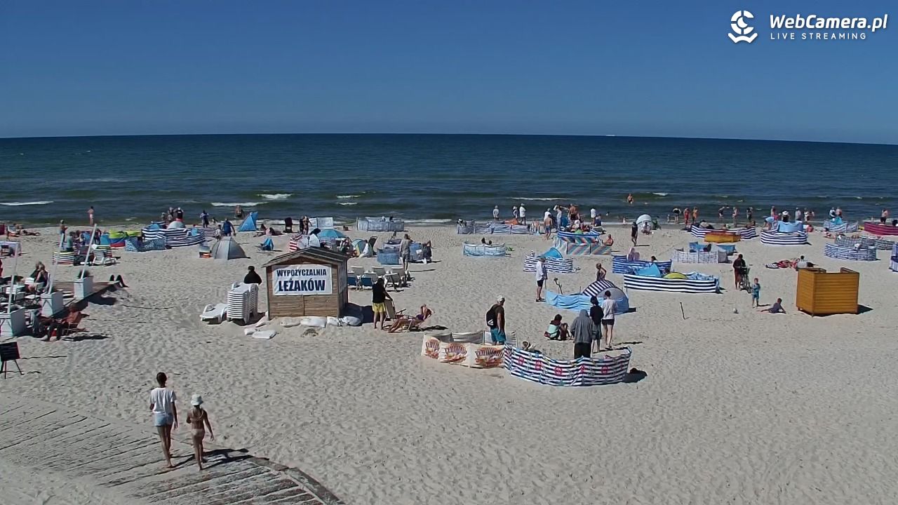 DĘBKI - widok na plażę - 01 lipiec 2025, 15:24