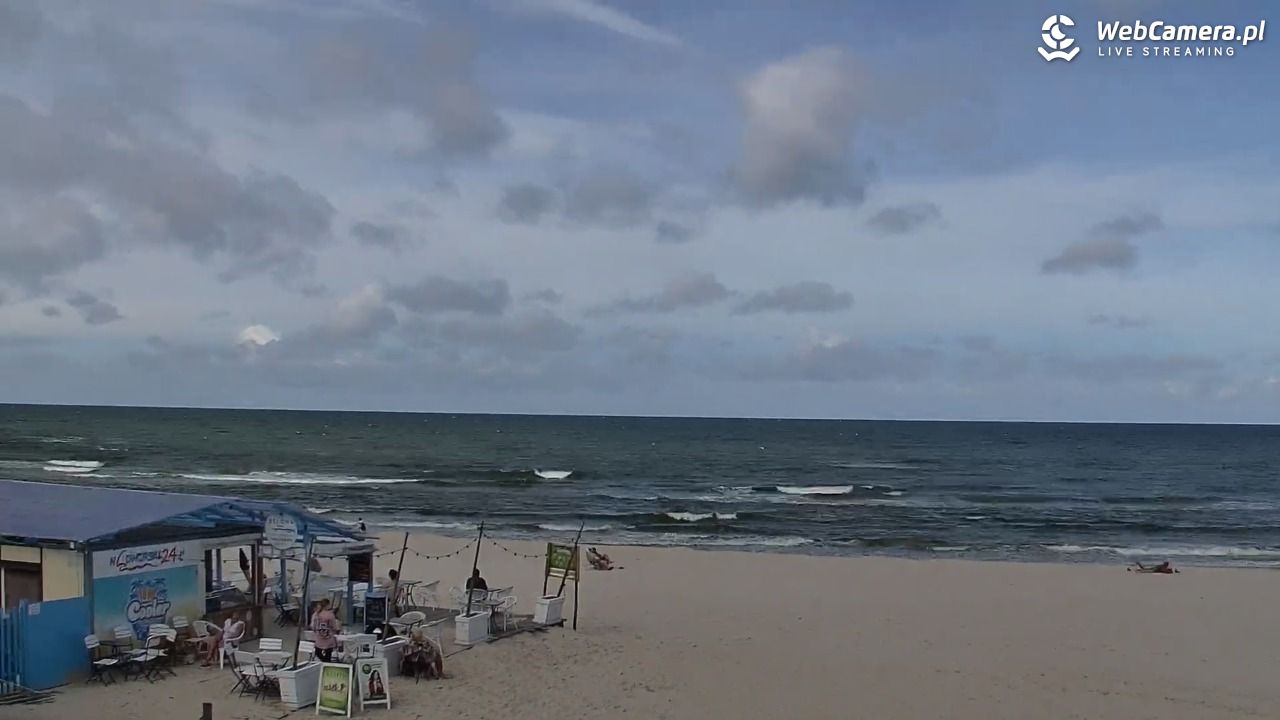 DĘBKI - widok na plażę - 02 wresień 2026, 14:05