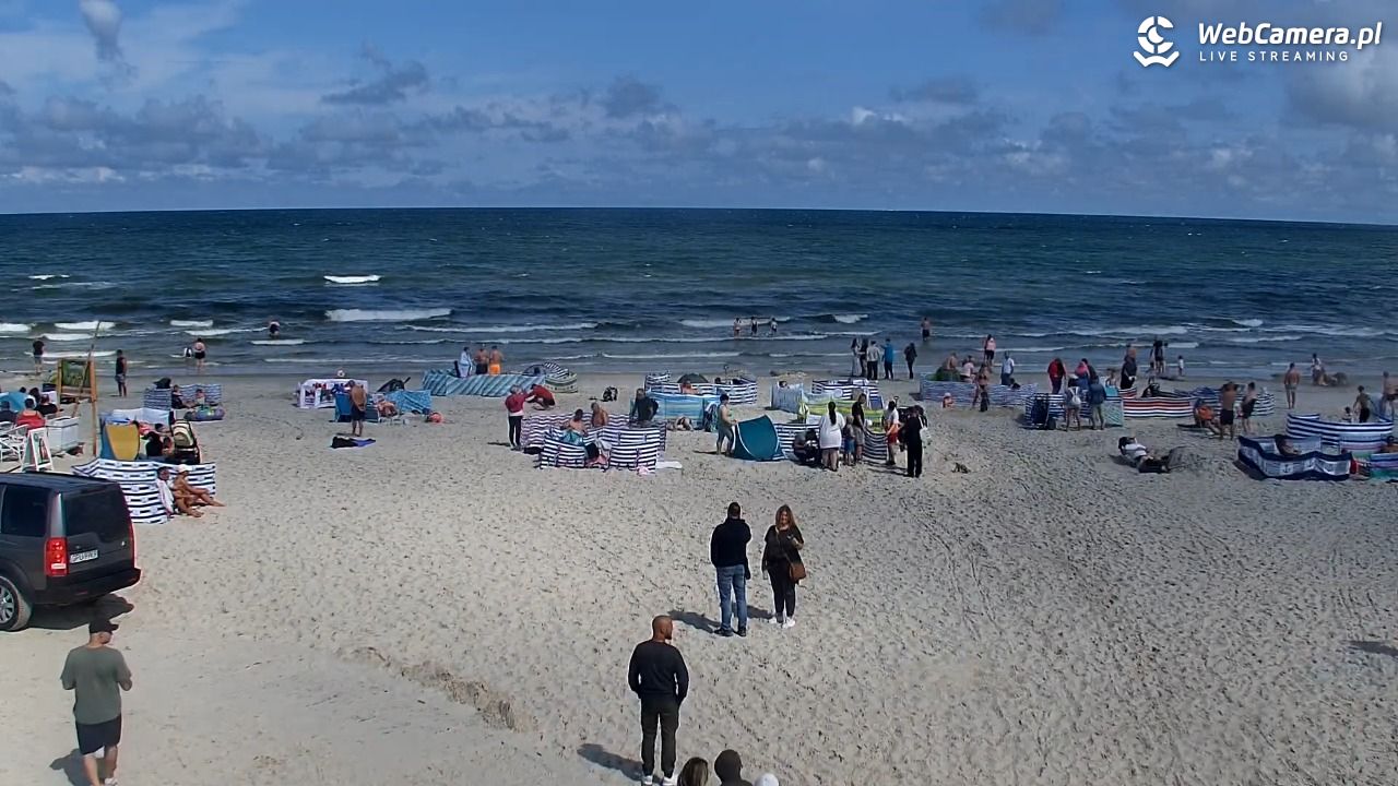 DĘBKI - widok na plażę - 23 lipiec 2026, 11:35