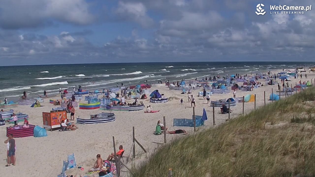 DĘBKI - widok na plażę - 23 lipiec 2026, 13:51