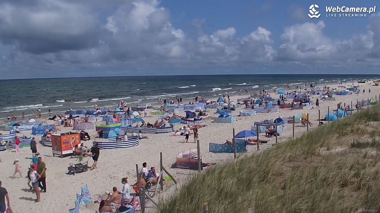 DĘBKI - widok na plażę - 23 lipiec 2026, 12:52