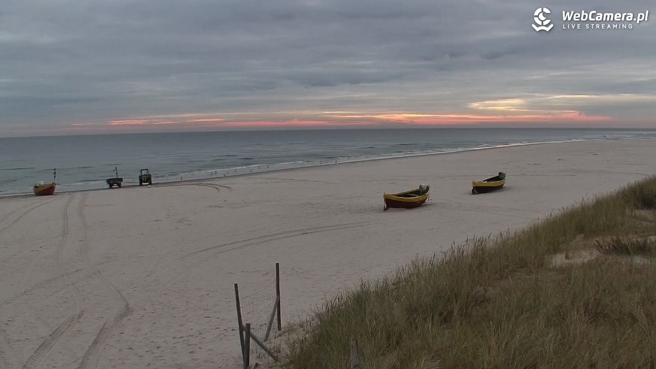 DĘBKI - widok na plażę - 22 październik 2025, 07:19