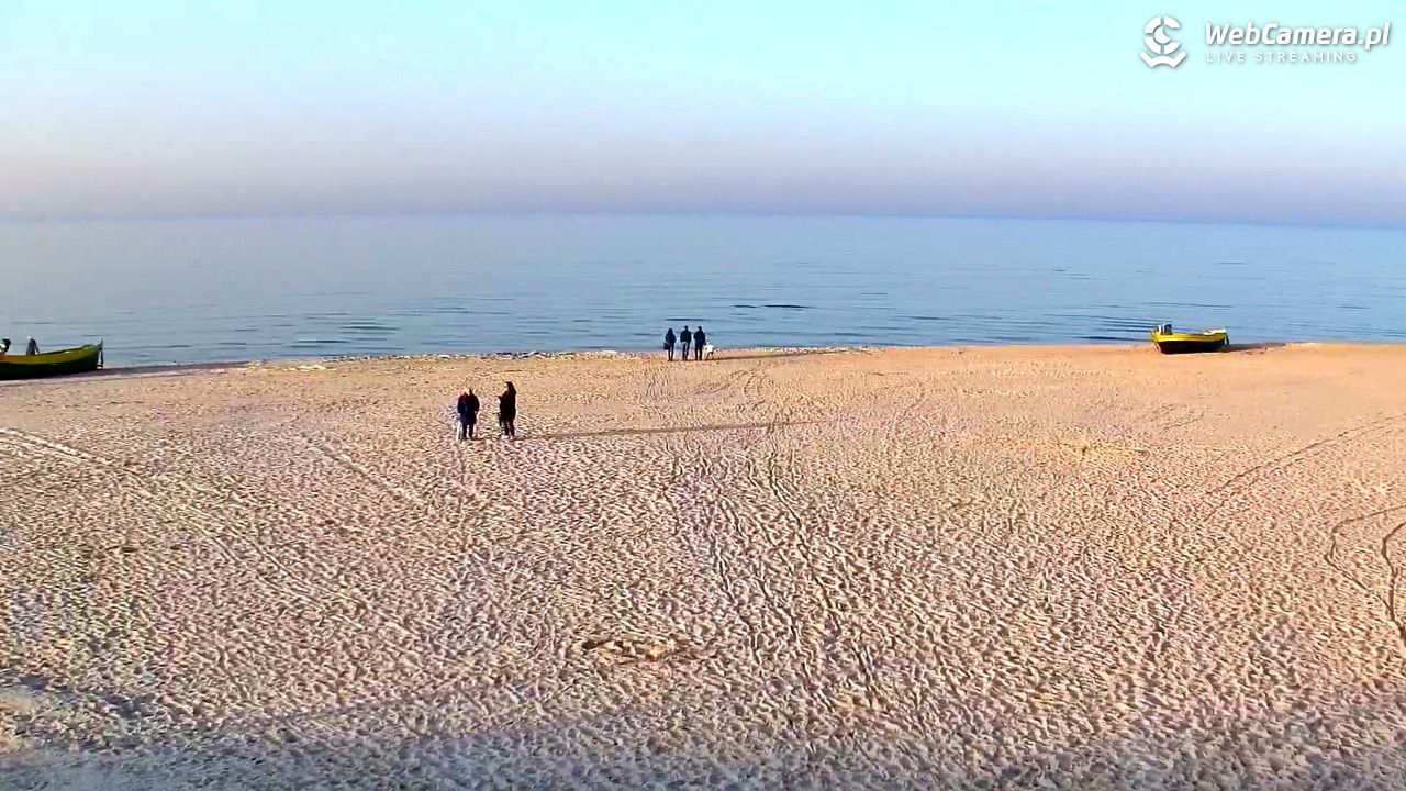 DĘBKI - widok na plażę - 08 marzec 2026, 16:25