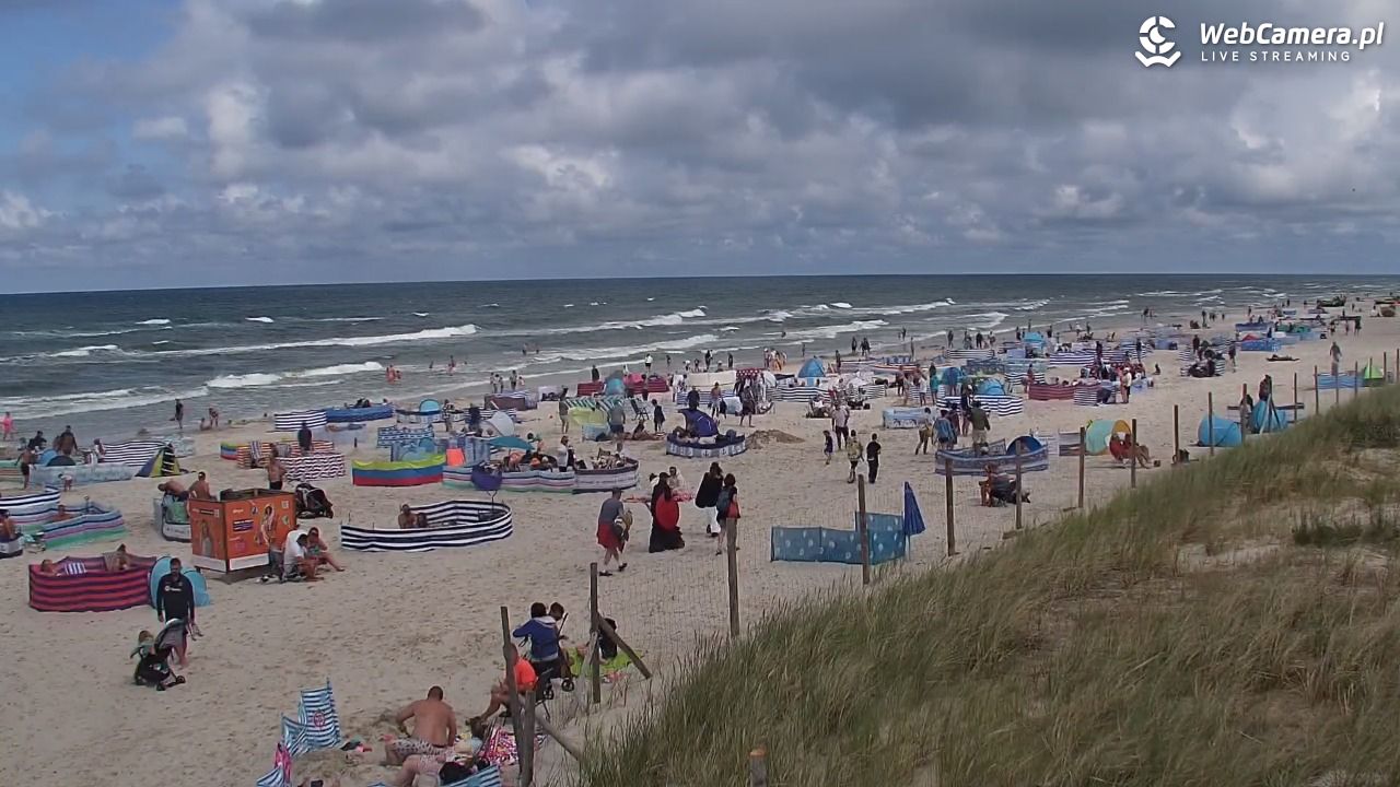 DĘBKI - widok na plażę - 23 lipiec 2026, 13:39