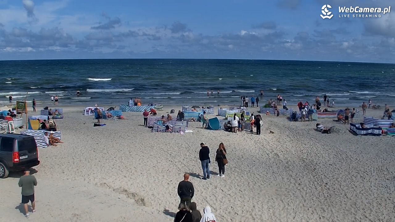 DĘBKI - widok na plażę - 23 lipiec 2026, 11:35