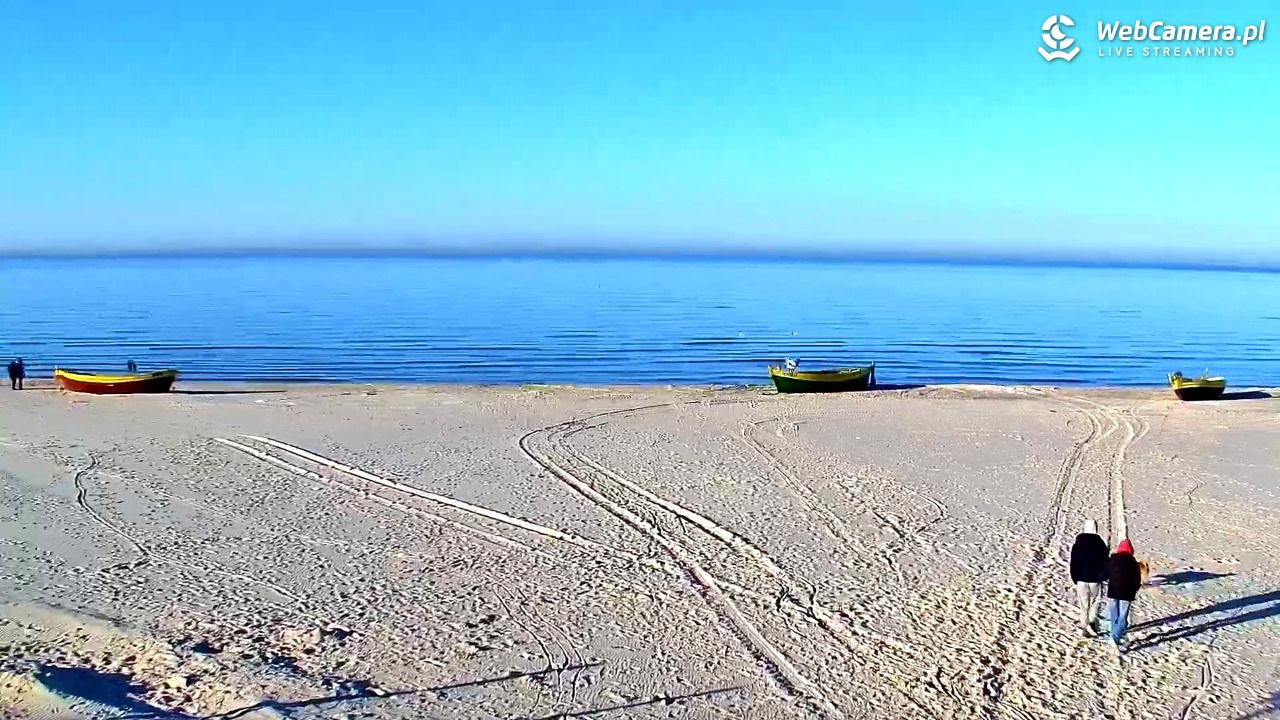 DĘBKI - widok na plażę - 06 marzec 2026, 15:49
