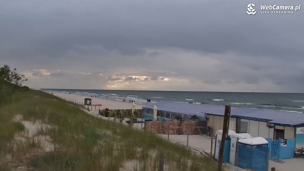 DĘBKI - widok na plażę - 22 lipiec 2026, 19:31