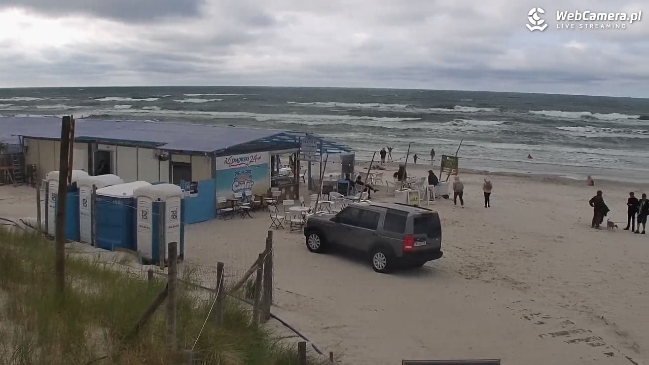 DĘBKI - widok na plażę - 23 lipiec 2026, 17:13