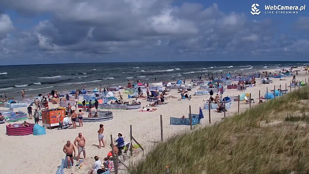 DĘBKI - widok na plażę - 23 lipiec 2026, 13:27