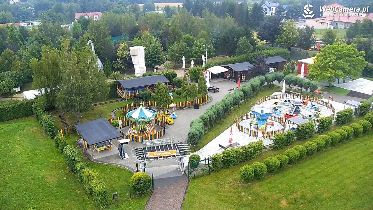 DINOLANDIA - widok na Park Rozrywki w Inwałdzie - 07 sierpień 2026, 08:02