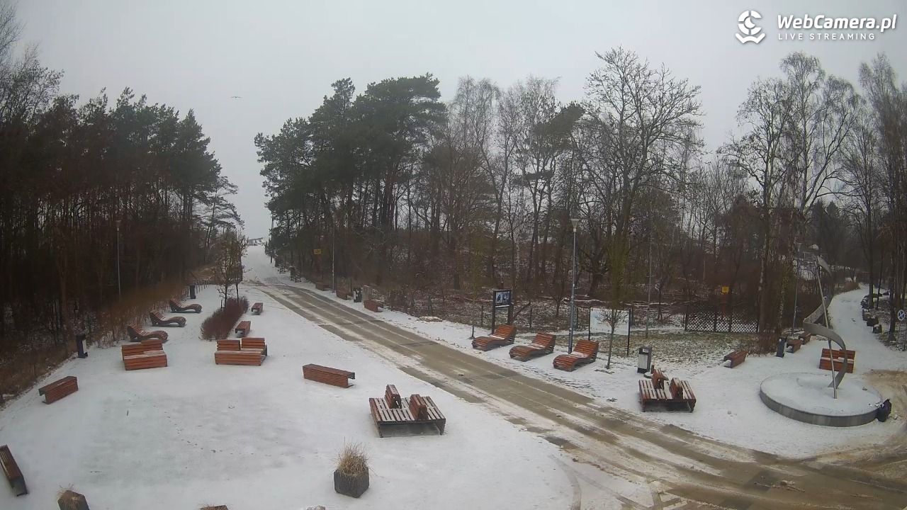 Dziwnówek - widok na deptak - 11 luty 2026, 11:23