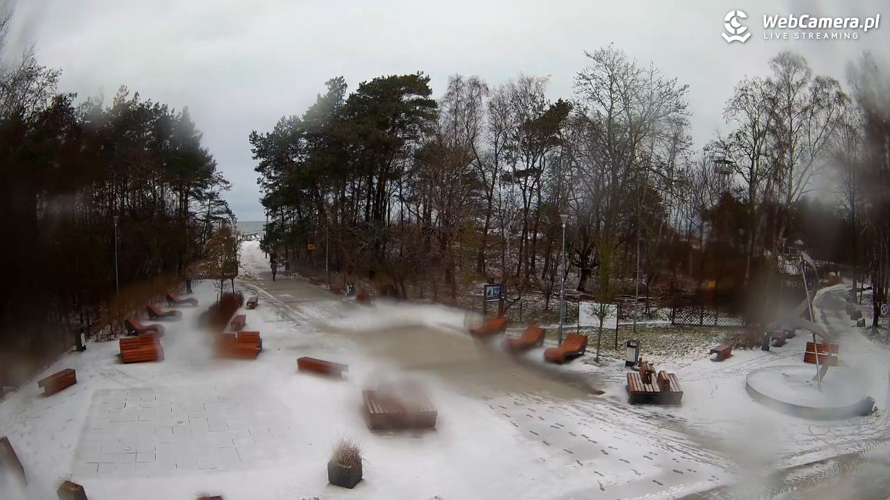 Dziwnówek - widok na deptak - 13 luty 2026, 09:52