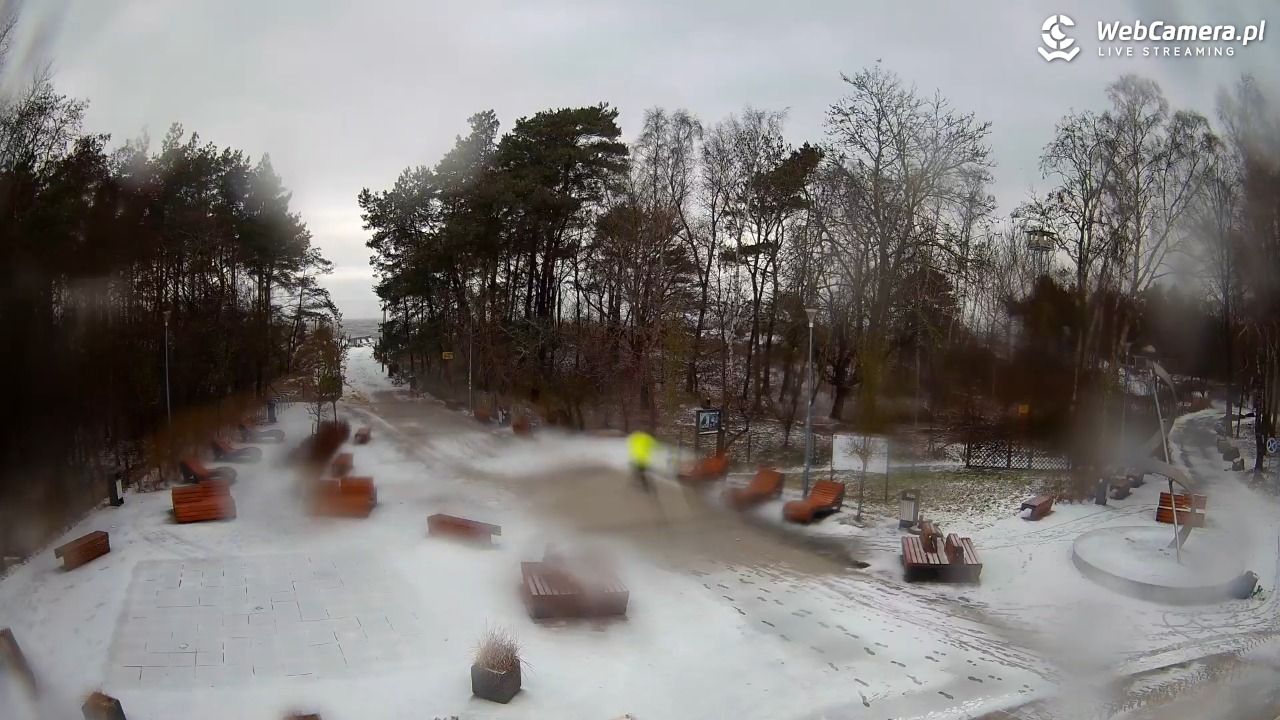 Dziwnówek - widok na deptak - 13 luty 2026, 09:43