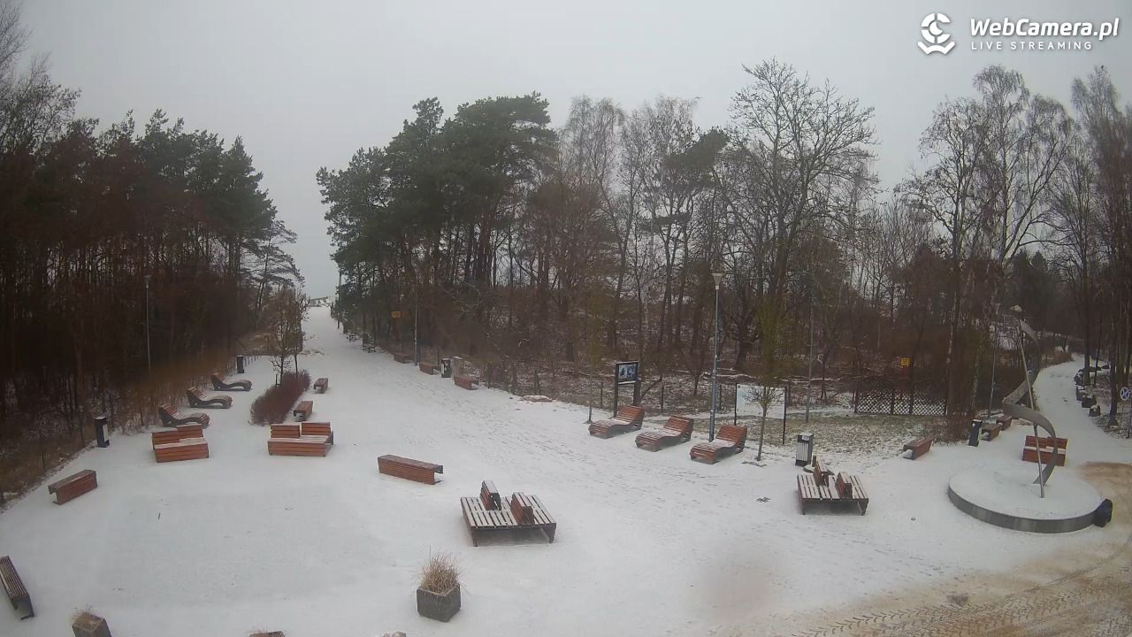 Dziwnówek - widok na deptak - 11 luty 2026, 09:01