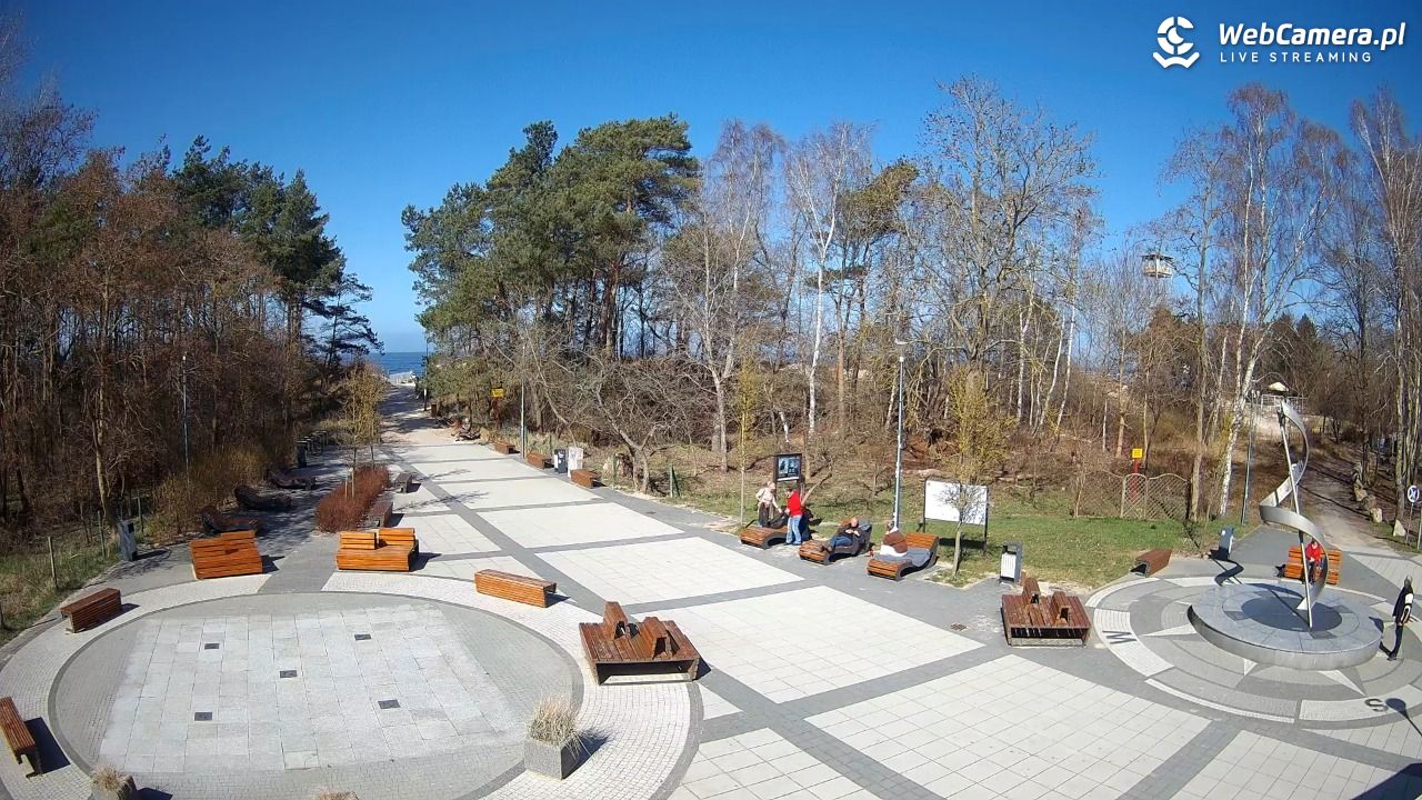 Dziwnówek - widok na deptak - 29 marzec 2026, 13:48