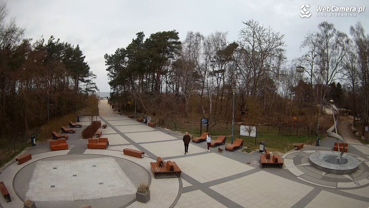 Dziwnówek - widok na deptak - 28 marzec 2026, 17:29