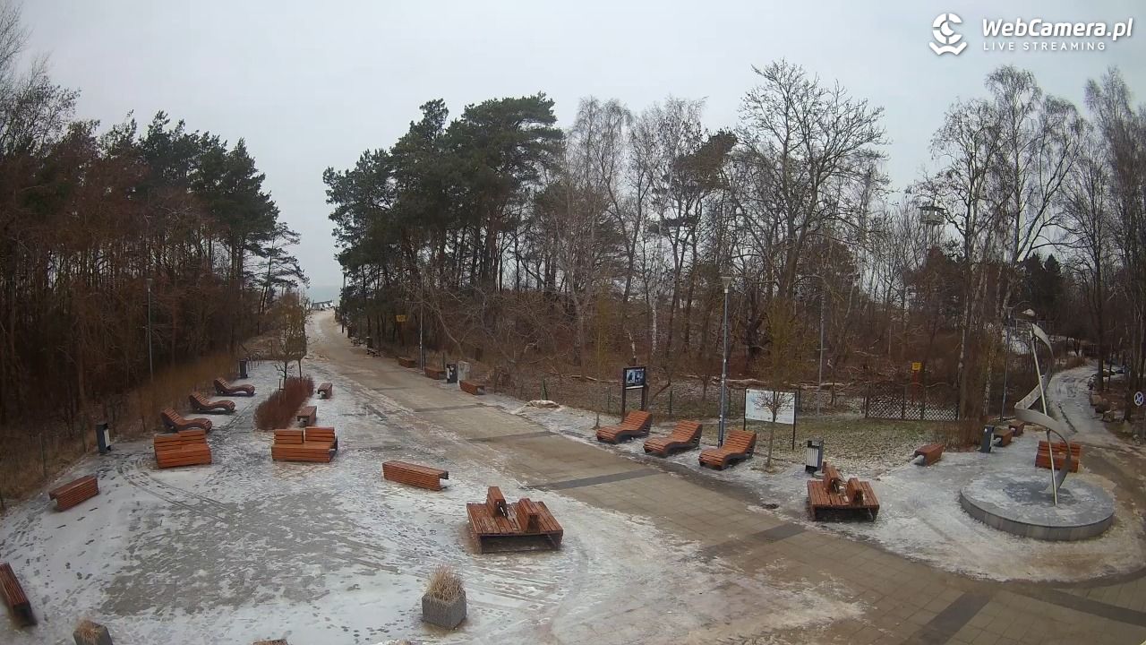 Dziwnówek - widok na deptak - 10 luty 2026, 13:11