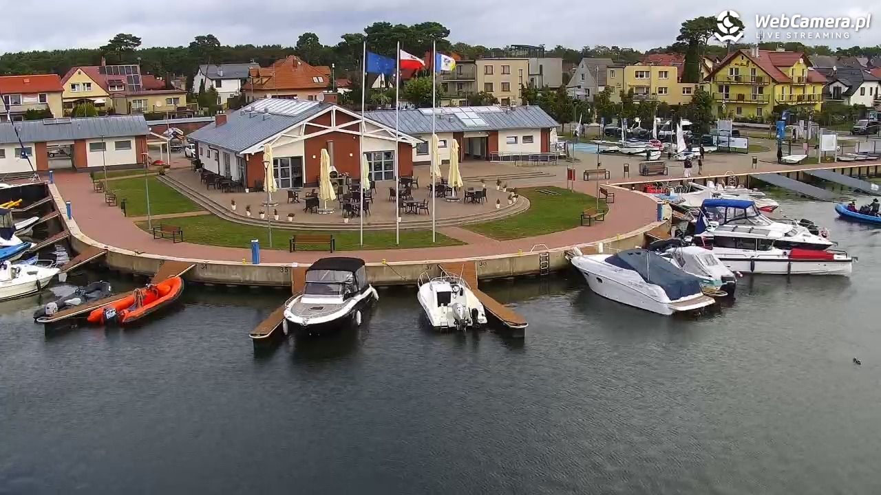Dziwnów - widok na Marinę - 17 wresień 2025, 10:00