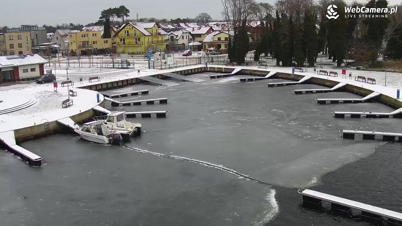 Dziwnów - widok na Marinę - 30 styczeń 2026, 10:20