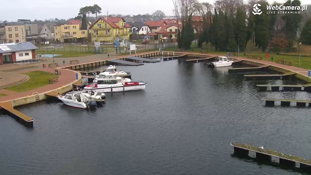 Dziwnów - widok na Marinę - 18 grudzień 2025, 08:49