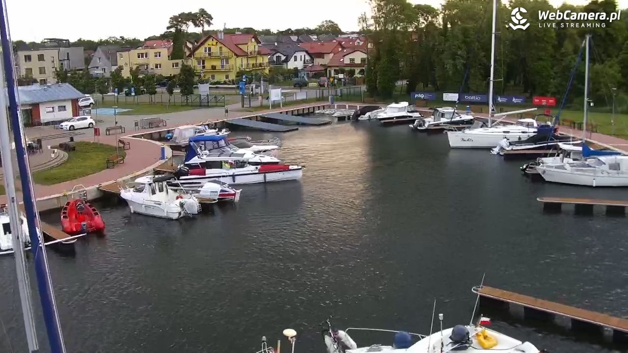 Dziwnów - widok na Marinę - 09 czerwiec 2025, 06:25