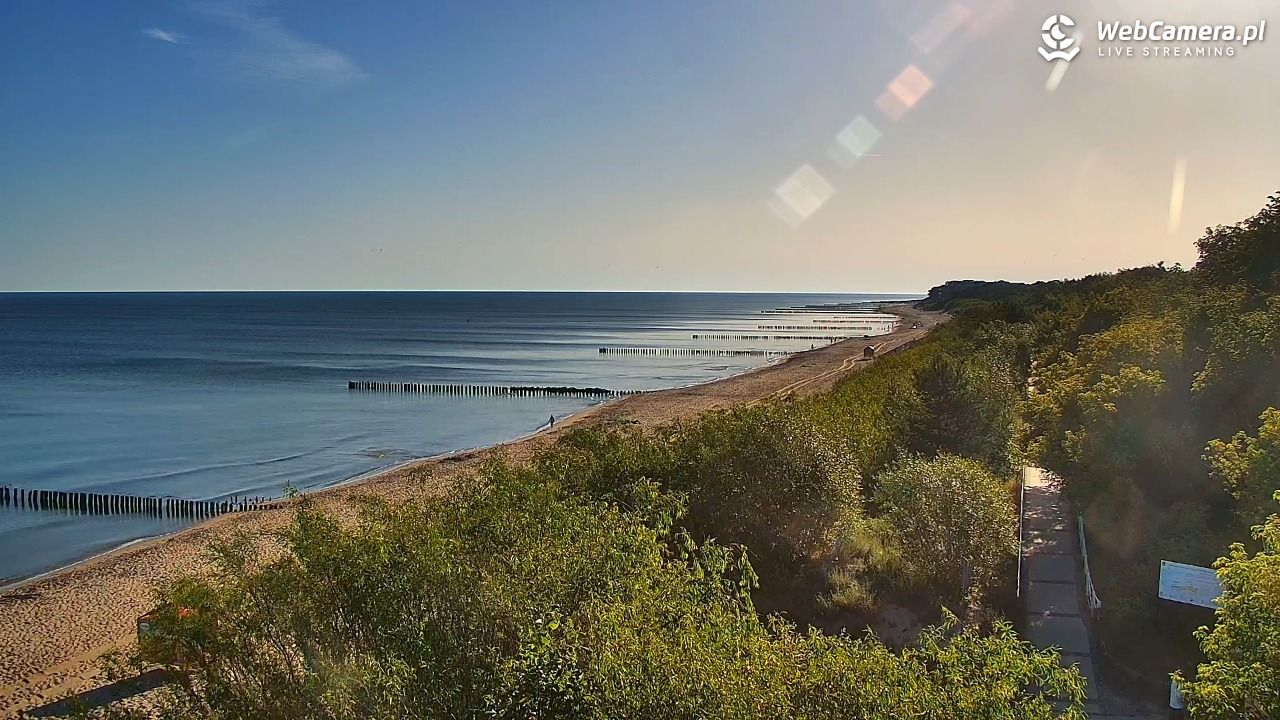 DZIWNÓW  - widok na plażę - 27 czerwiec 2026, 07:29