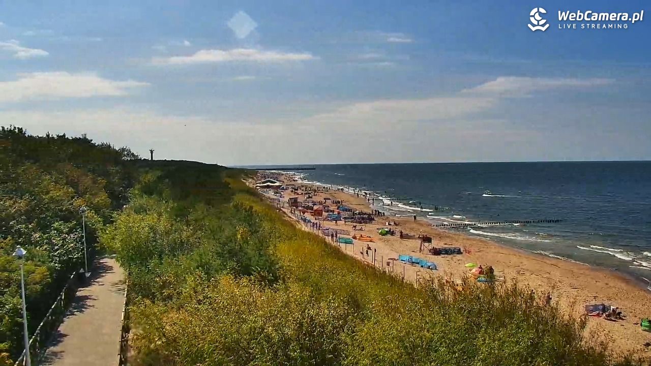 DZIWNÓW  - widok na plażę - 24 lipiec 2026, 15:24